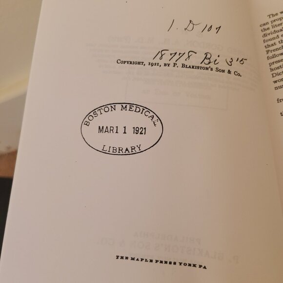 French-English Medical Dictionary by Gordon Alfred - Picture 5 of 5